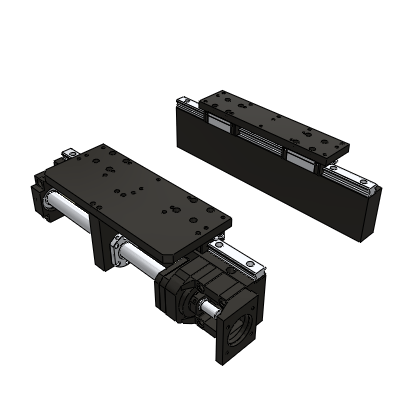 单轴组件-丝杠轴径25-台面300×300-分离型