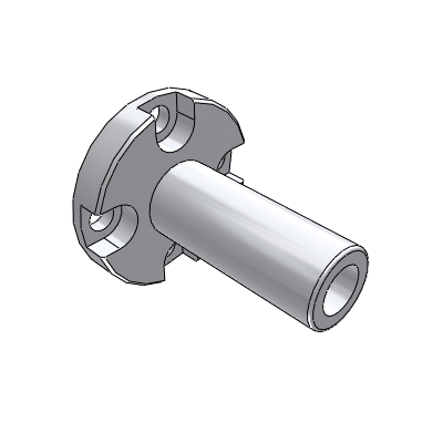 Linear bearing assembly embedded double lining compact