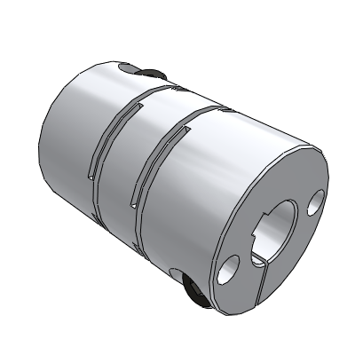 Diaphragm coupling Double diaphragm aluminum alloy high torque stop bolt fixed type