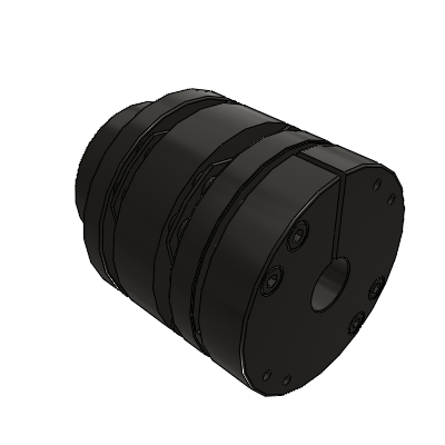 Stepped diaphragm coupling Double diaphragm type One end clamped One end keyway hole type