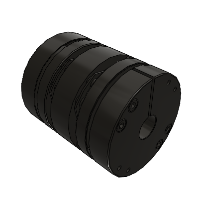 Diaphragm coupling Double diaphragm high rigidity clamping type