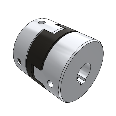 Cross coupling large diameter stop screw fixed type
