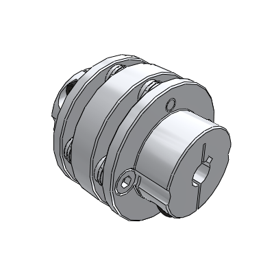Coupling - double diaphragm - Compact