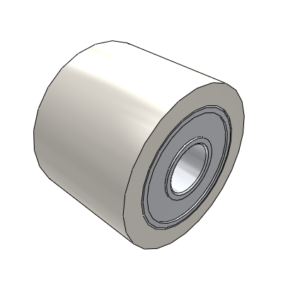 Plastic Rollers - Straight