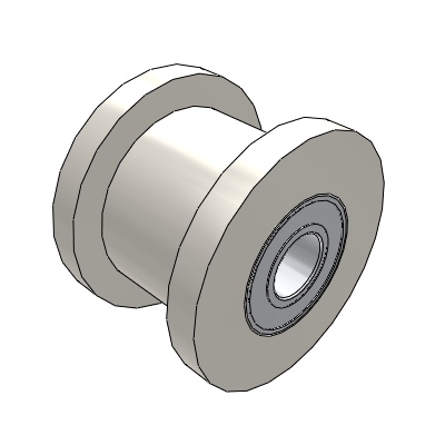 Plastic Rollers - Double Flanged