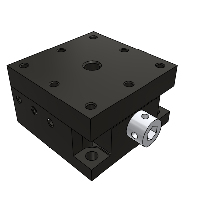 High Precision Dovetail Slide, Feed Screw - X-Axis  Hex Wrench Drive