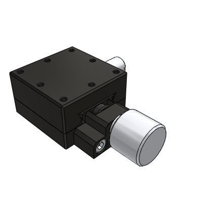 High Precision Dovetail Slide, Feed Screw - X-Axis