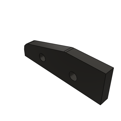 Workpiece guide block - plate type