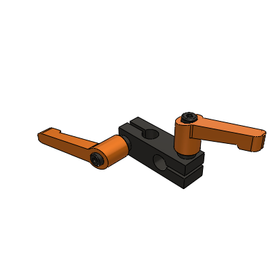 带固定把手 同径直交型