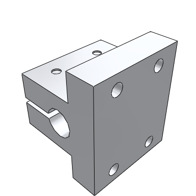 Pillar seat, side mount type/side mount with positioning pass type