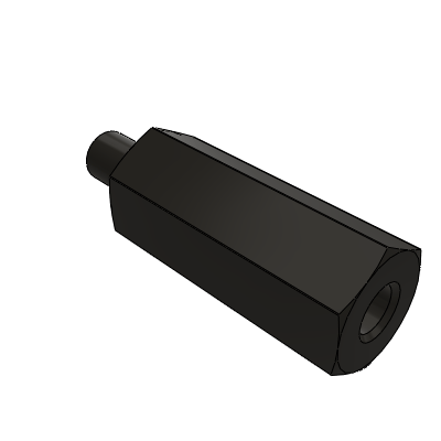 六角形支柱-一端外螺纹一端内螺纹-L尺寸选择型