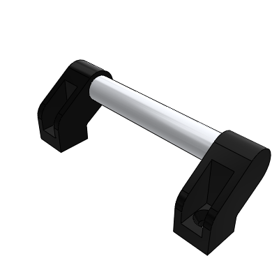 Aluminum alloy tube handle