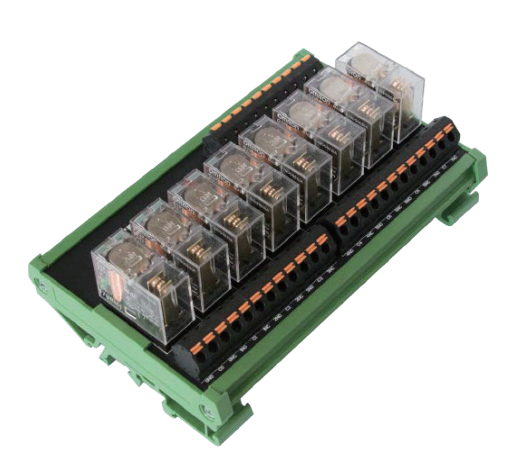 端子台 弹片式8位1C功率继电器