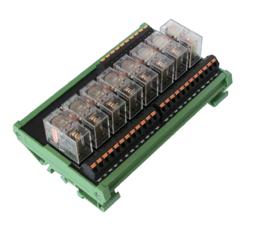 端子台 弹片式8位1C功率继电器