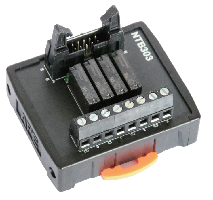 Terminal block 4-position relay type