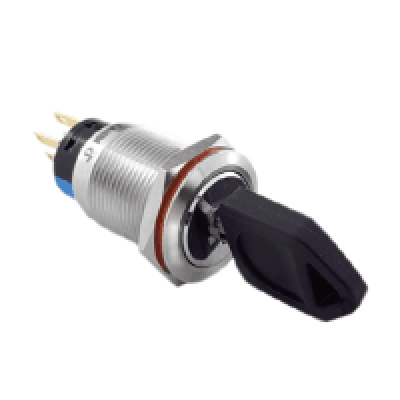 Metal push button switch - key type