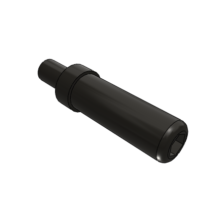 Spring guide retainer, spring guide pin, rectangular spring