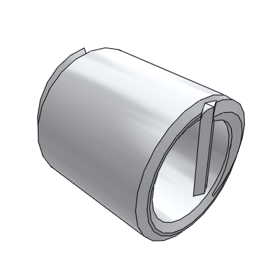 Inlaid thread sleeve