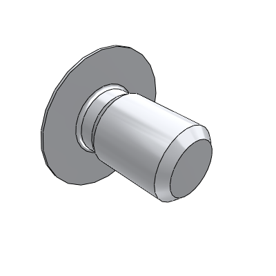 Ultra-thin bunch bolt - hexagonal hole type