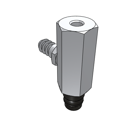 Double layer lateral piping type of vacuum suction cup