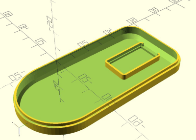 Earplug keyring capsule, 3D CAD Model Library