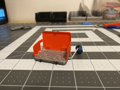 Folding Scale Camp Stove - 1