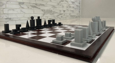 Chess Set  Geometric