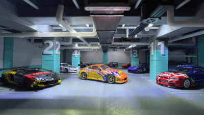 Underground Car Park Diorama for 1