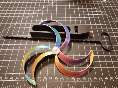 Toroidal Ninja Star Rotor