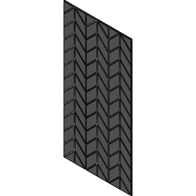 Fishbone PET Felt Panels