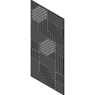 Parallel PET Felt Panels