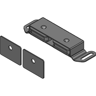 Screw In Magnetic Catches - Metal Casing