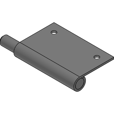 Spring Loaded 2 pcs Removable Concealed Hinges