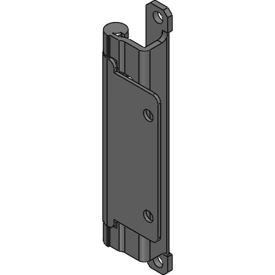 Spring Loaded 2 pcs Removable Concealed Hinges