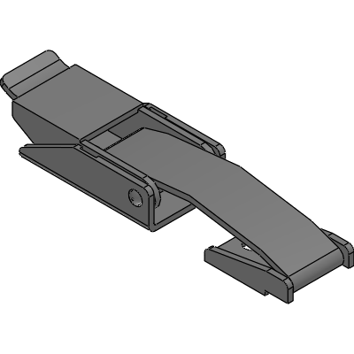 Over Center Draw Latch w/ Keeper Plate