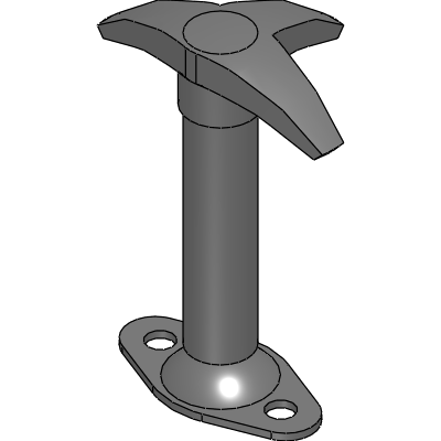 Spring Loaded T-Handle Draw Latch