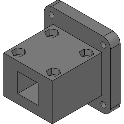 Square Linear Bearings - Square Flange Base