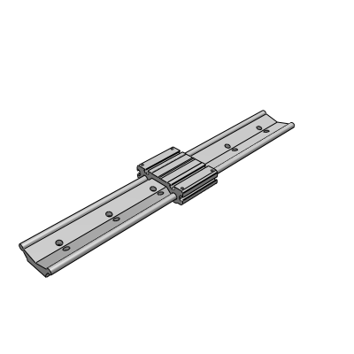 Rail Guides w/Carriage - Two Piece System