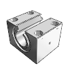 Linear Pillow Blocks - Super Smart Ball Bushing, Open