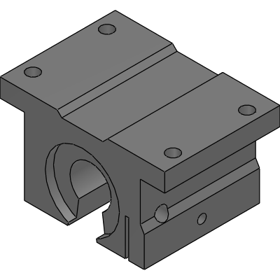 Linear Pillow Blocks - Super Ball Bushing, Open