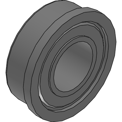 Ball Bearings - Flanged, Double Shielded