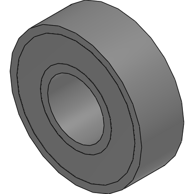 Ball Bearings - Flanged, Double Shielded