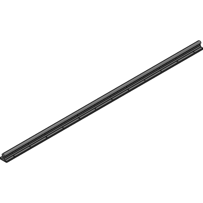 Linear Shaft Support Rails - Steel Rail Assembly