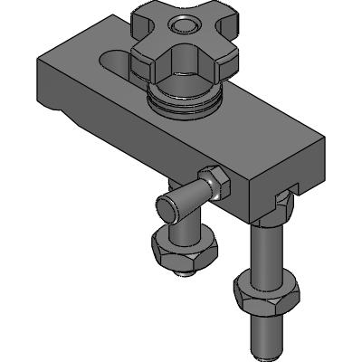 Machine Strap Clamp Assemblies - Knob
