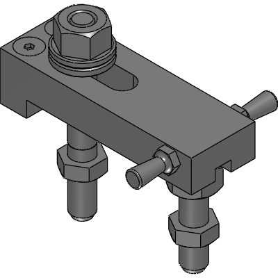 Machine Strap Clamp Assemblies - Flange Nut