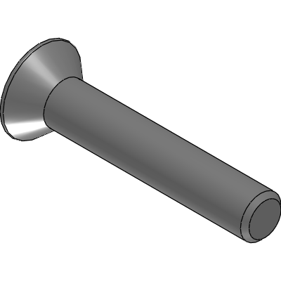 Socket Head Cap Screws - Metal Flat Head
