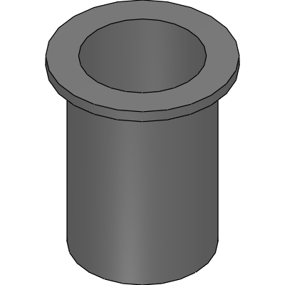 Rivet Nut Thread Inserts - Ribbed