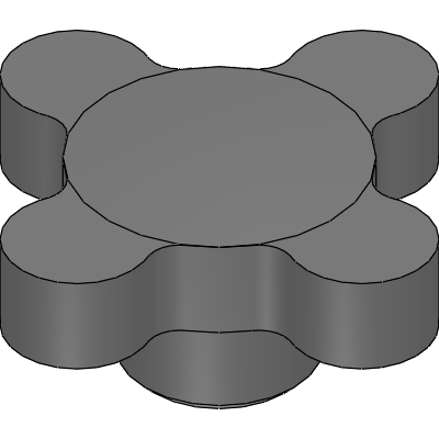 Lobed Hand Wheels & Knobs - Blank