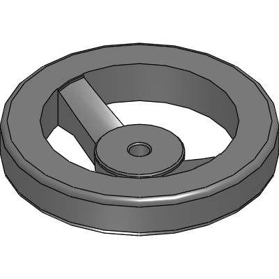 Metal Dished Hand Wheels without Handle