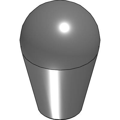 Tapered Knobs - Bulb